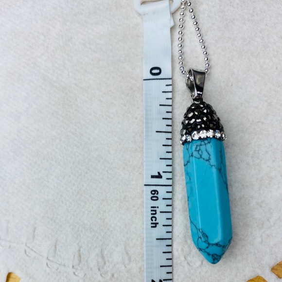 🦋Pendent 🦋Turquoise Natural Stone Southwest🦋 - Picture 9 of 9